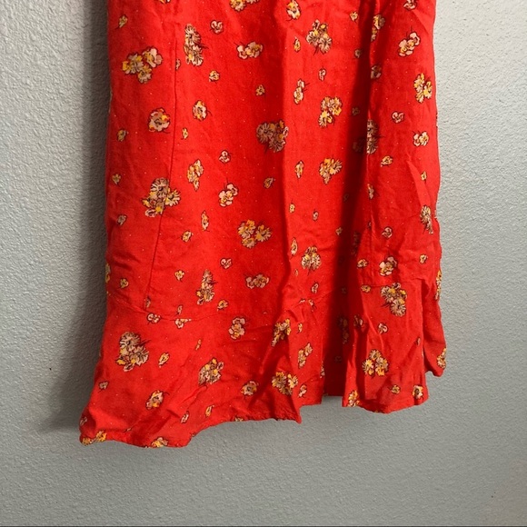 Lush OffShoulder Tank Mini Dress - Juniors Small - Ruffle/Floral - Picture 5 of 8